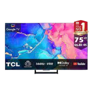 TCL 75″ 4K QLED 144Hz Google TV -C735