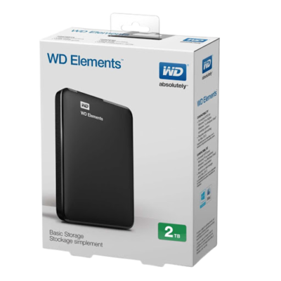 WD 2TB Elements |USB 3.0 Ext Hard Drive